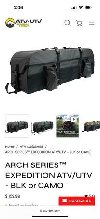 ATV TEK storage rear bag BRAND NEW in box - $9062970102112899122