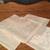 Damask White Tablecloth & Napkins ~ Mid Century 2 thumbnail