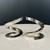 Pair of Silver Plate Coil Snake Candle Holders by Bertil Vallien for D 1 thumbnail