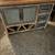 Rustic side table with storage underneath and 3 drawers 1 thumbnail