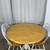 SPACE SAVER Double Drop Leaf Kitchen Table With 2 Chairs & Seat Cushio 6 thumbnail