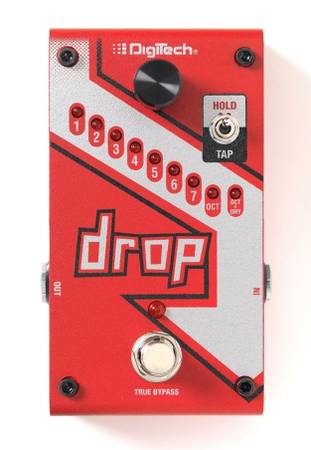 DigiTech Drop PolyphonicTune Pitch Shifter Guitar Effects Pedal+pwr ad 1