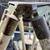 VINTAGE 1940s HEAVY MILITARY WOOD & BRASS SURVEYOR THEODOLITE TRIPOD 16 thumbnail