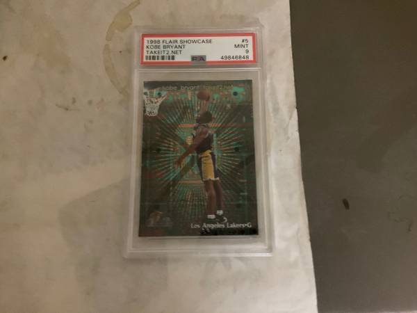 98 Flair Kobe Bryant Takeit2.Net PSA9 1