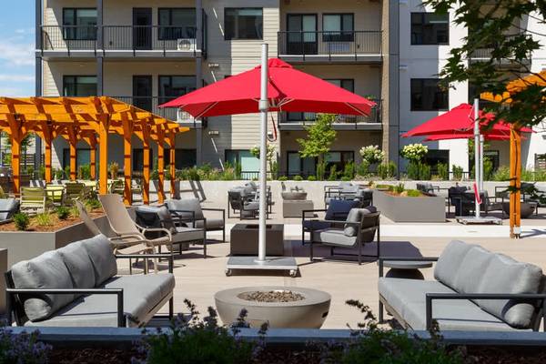 1 BD, EV stations, Courtyard with BBQ area 1