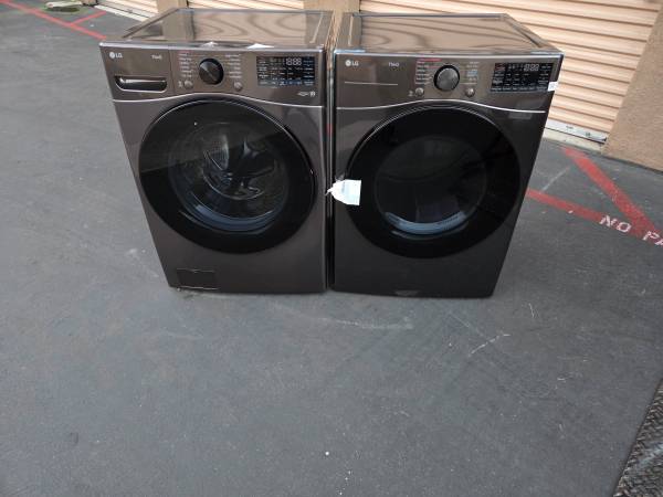 LG Front Load Washer And Electric Dryer 1