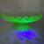Greem Uranium Swirl Bohemian Glass Compote 5.5” Wide 6 thumbnail
