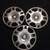 Subaru Legacy 3 x 15" inch hubcaps P/N 28811 AE01A 2 thumbnail