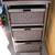 Pier 1 Imports Pewter Metal Dark Teak 3-Drawer Storage Cabinet $40 1 thumbnail