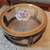 Asian Brown hand painted DRUM COFFEE TABLE 4 thumbnail