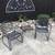 3 Piece Iron Patio Conversation Set. Table and 2 Chairs. 2 thumbnail