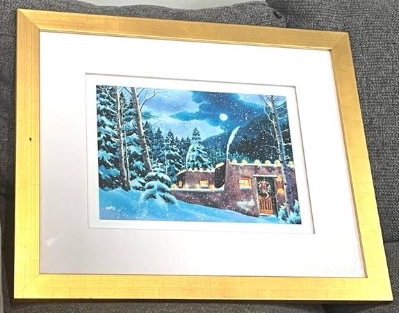 TODD ABBOTT WINTERS SIGNED GICLEE PRINT "WINTER PEACE" 1