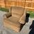 Comfortable Oversized Brown Armchair 2 thumbnail