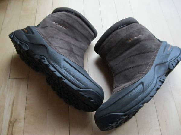 Columbia Techlite Men 10.5 Size Leather Waterproof Slip On Boots $40 1