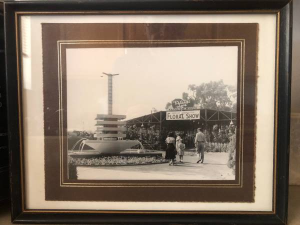 1950’s Santa Clara County Fair photograph of the  Floral Show exhibit 1