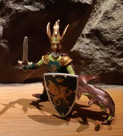 Collection of Papo (France) medival fantasy toys 1