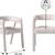 Dining Chairs - (Set 2) BOUCLE - Ivory - BRAND NEW 3 thumbnail
