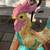 Fantastic 1950's Holland Mold Rooster lamp A106 5 thumbnail
