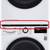 Stacking Kit, LG 27'' Sealed New Laundry Washer-Dryer - Chrome 1 thumbnail