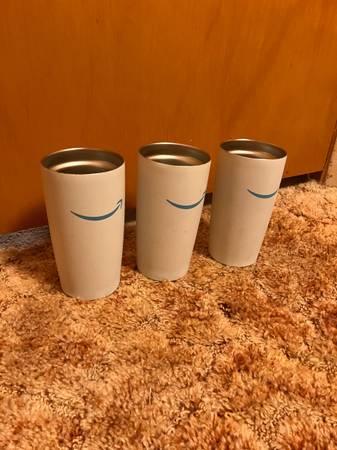 3 Stainless Steel Beverage Glasses 1