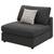 NEW Serene modular sectional armless chair charcoal by Coaster 1 thumbnail