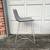 West Elm Slope Upholstered Bar Counter Stool grey 5 thumbnail