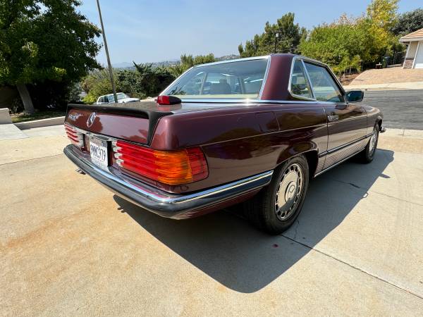 1986 Mercedes Benz 500SL - $32,000 (Granada Hills)63618334848769124