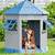 NEW DOG HOUSE UNIQUE INDOOR/OUTDOOR W/ 3 WINDOWS THAT OPEN/CLOSE 10 thumbnail
