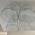 Grape pattern etched glassware - 4 juice and 5 liquer glasses 5 thumbnail