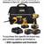 Orchard Harvest Duo Power Pair JCB 20V Cordless Reciprocating Saw Impact Driver 2 thumbnail