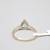 14K Yellow Gold Trilliant Cut Topaz Promise Ring (Size 6 3/4) 7 thumbnail