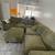 Green-L sectional couch with chaise 1 thumbnail