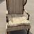 Cochran Furniture Vintage Chair Armchair Wingback Wood Upholstered 3 thumbnail