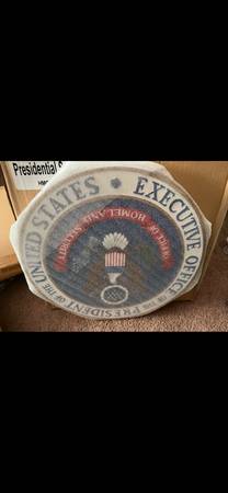 Executive Office of the President of the U.S. Mahogany Plaque 1