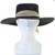 Kate & Mallory Wide brimmed black straw hat with sash-NWT 1 thumbnail