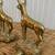Pier 1 Brass Deer Christmas Stocking Holders - Set of 3 6 thumbnail