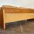 1970s california modern oak leather sofa 11 thumbnail
