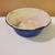 Vintage Blue/White Enamel Austria Bowl  8" 1 thumbnail