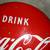 D66 - 48" Diameter 1950's Coca Cola Button Metal Sign 5 thumbnail