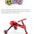 Scuttlebug Ride On - Walking Tricycle with a Foldable Design - Red 6 thumbnail