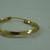 10K Yellow Gold Etched Twist Hoop Earrings 25mm 6 thumbnail