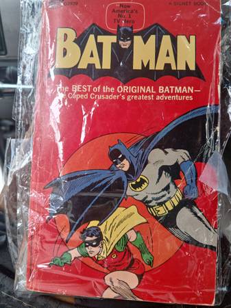 Original 1966 Bat Man paperback book. 1