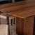 Large Solid Pine Dining Table, Seats 10, 102" x 39", Walnut Finish 4 thumbnail