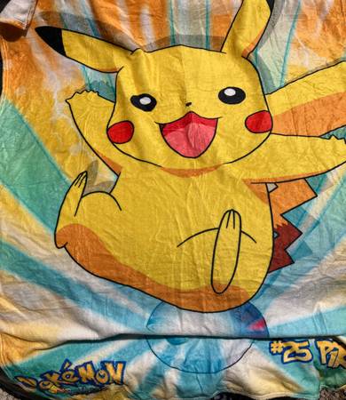 Pikachu blanket 1