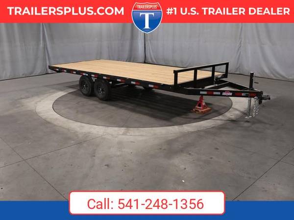 2026 Interstate 8.5 X 20 Deckover Equipment 10K Trailer Black 1
