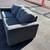 Gorgeous bluish gray couch and loveseat 4 thumbnail