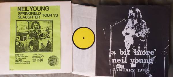 Neil Young Live on Vinyl LP 'Springfield Slaughter' classic... TMOQ 1