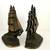 Vintage Naitical Cast Iron Sailing Ship Battleship Antique Copper Cast Iron Book 4 thumbnail