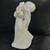 Vintage Collectible Angel Figurine Playing Lyre~Harp White Glossy Ceramic 12" H 7 thumbnail