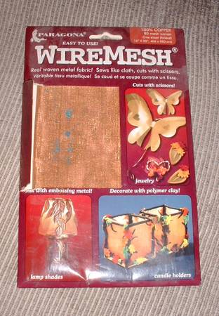 Paragona Wiremesh Fine Copper Screen Sheet 1